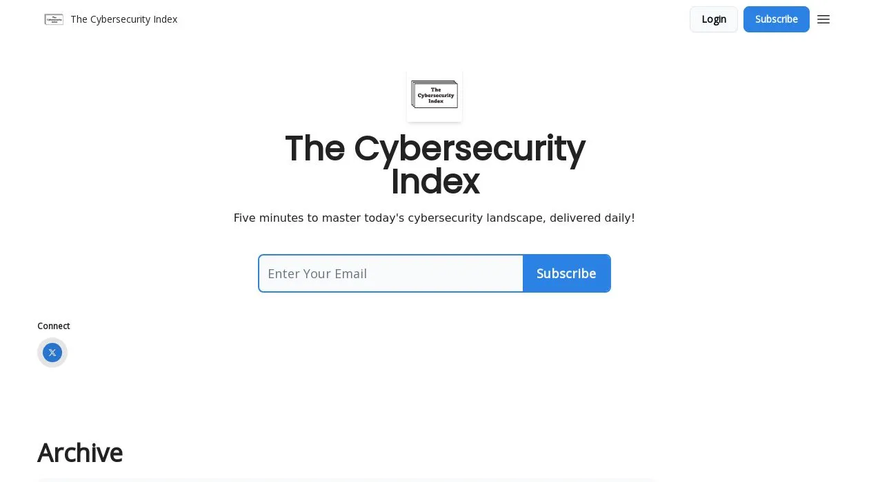 The Cybersecurity Index